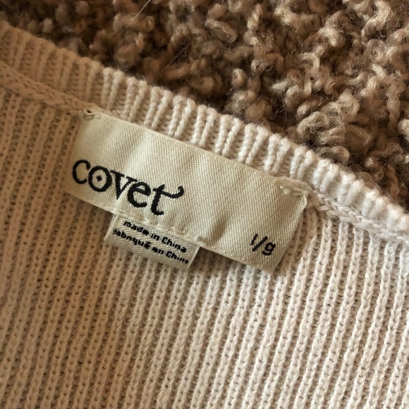 Cream bathing suit cover up - Picture 3 of 3